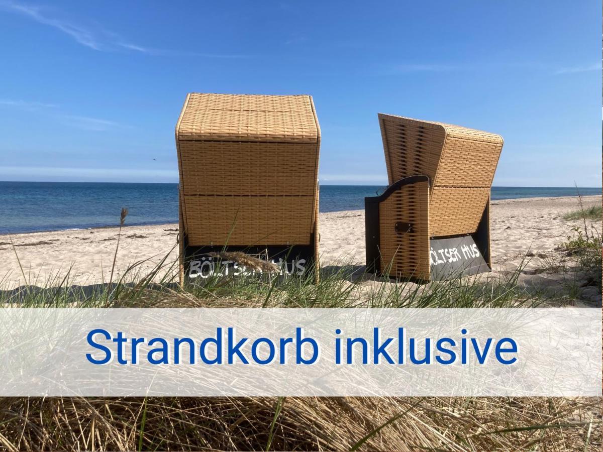 Boeltser Hus Ferienwohnungen Mit Strandkorb Und Kamin 10 Gehminuten Zum Kurtaxefreien Sandstrand Kraksdorf Extérieur photo